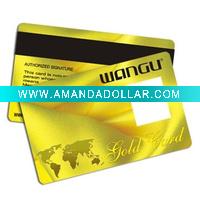 Gold Membership Magnetic Card