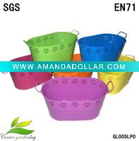Wholesale metal oval flower pot