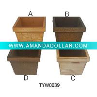 Wholesale Vintage Outdoor Wooden Flower Pot