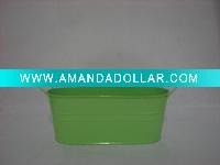 metal flower pot