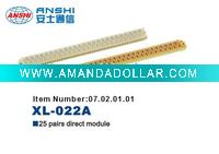 Wholesale ANSHI 25 Pair Straight Splicing Communication Cable Connecting Module