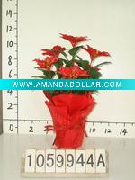 Christmas flower pot