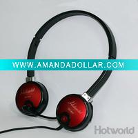 Wholesale red fashion headphone for girls