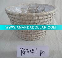 Maize flower pot