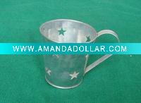 Wholesale metal cup flower pot