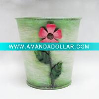 Wholesale metal flower pot for garden decoration