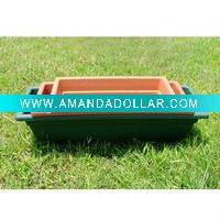 (rectangular) PP flower pots