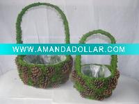 Moss and Pine Fruit Flower Pot