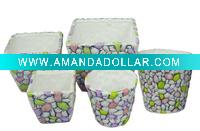 Wholesale Colourful Stone Flower Pot Hot &cheap !!