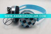 Wholesale jeweled headphone