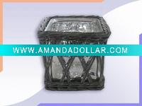 Wholesale Square Glass Flower Pot