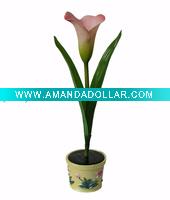 Wholesale solar garden light ,flower pot,solar flower light,LED