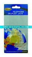 Wholesale Telephone Triplex Jack - A06160