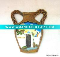 Wholesale Resin Flower pot Souviners Magnet