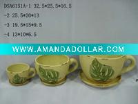 POTTERY FLOWER POT