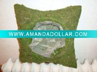 Supply Rattan and Moss Flower pot arts & crafts decoration