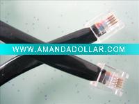 Wholesale Telephone cable RJ 11 4P4C Male to 4P4C Male