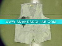 Wholesale High Quality 85%POLYESTER 15%VISCOSE men's fashion vest