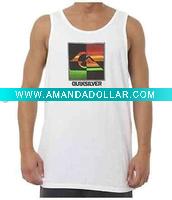 Wholesale 100% cotton men's white vest