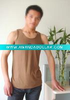 Wholesale men's vest t-shirt