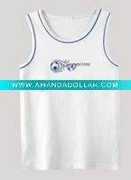 Wholesale men's 100% cotton vest