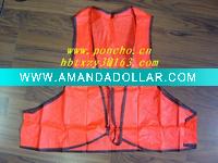 Wholesale plastic safety vest for men