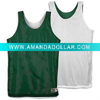 Wholesale men's polyester reversable customized basketball jersey/uniform/top/vest,polyester mesh double wear basketball training jersey