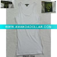 Wholesale stock men tank top /men sleeveless vest stocklots