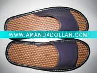 men' fashion leather slipper