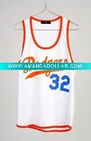 Wholesale men's pique printted vest