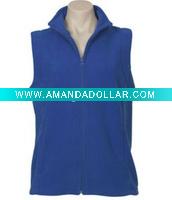 Wholesale Zipper up Fleece Vest