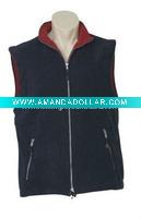 Contrast Poly Fleece Vest