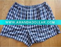 Wholesale Hot Sale Men's 95% Cotton 5% Spandex Woven Boxer Shorts