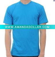 Wholesale 100% cotton popular men's blank t shirt
