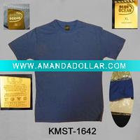 Wholesale stock O-neck cotton men's T-shirt
