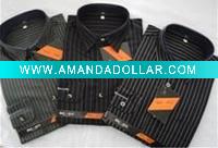 100% cotton stock men's shirt