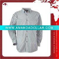 Wholesale yarn dyed men's shirt