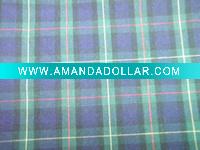 Wholesale yarn dyed plaid 100% cotton fabric for men's shirt