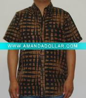 Wholesale 100% silk fabric men's shirts garments