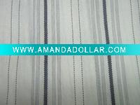 Wholesale yarn dyed stripe 100% cotton fabric for men's shirt