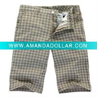 Wholesale hot sales men's British style straight leg short pants in 2011 summer