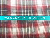 Wholesale yarn dyed plaid 100% cotton fabric for men's shirt
