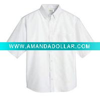 Wholesale Men's Short Sleeve Oxford Shirt