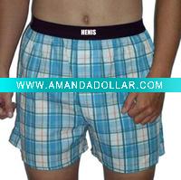 Wholesale Pure 100% Cotton Woven Boxer Shorts