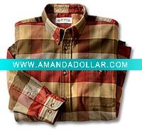 Wholesale cotton yand dyed shirts