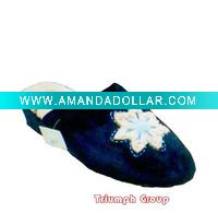 Wholesale soft short floss men's slipper