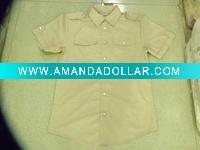 55%POLYESTER 45%COTTON men's short sleeve shirt