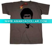 Wholesale 100% organic cotton men's short sleeve round neck T-shirt