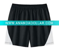 Wholesale black&white classic color match for popular men's running shorts pants,side design sportswear,2011-2012 newest item/type design