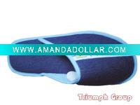 soft short floss men's slipper